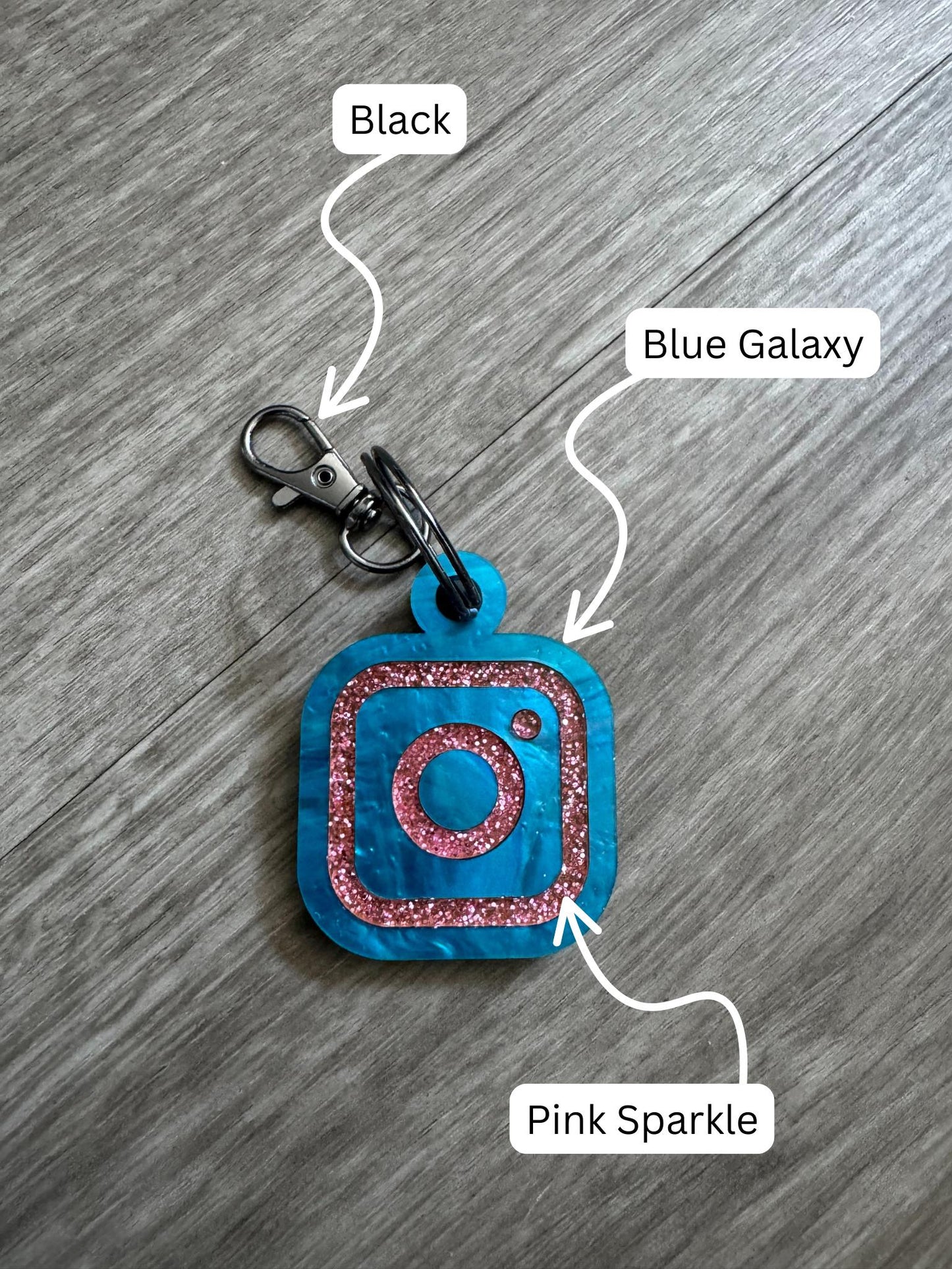 Customizable Instagram Keychain - FREE SHIPPING