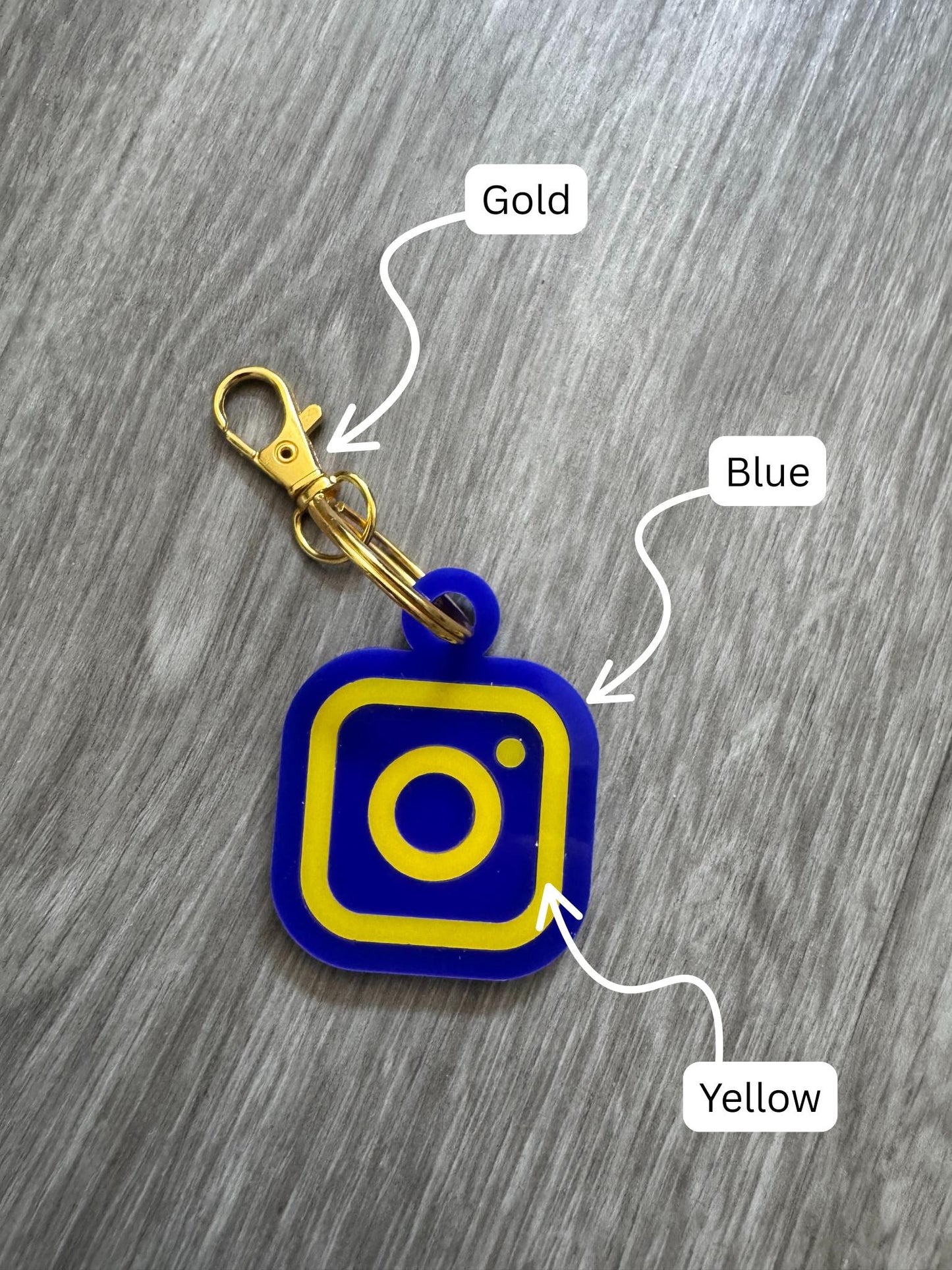 Customizable Instagram Keychain - FREE SHIPPING