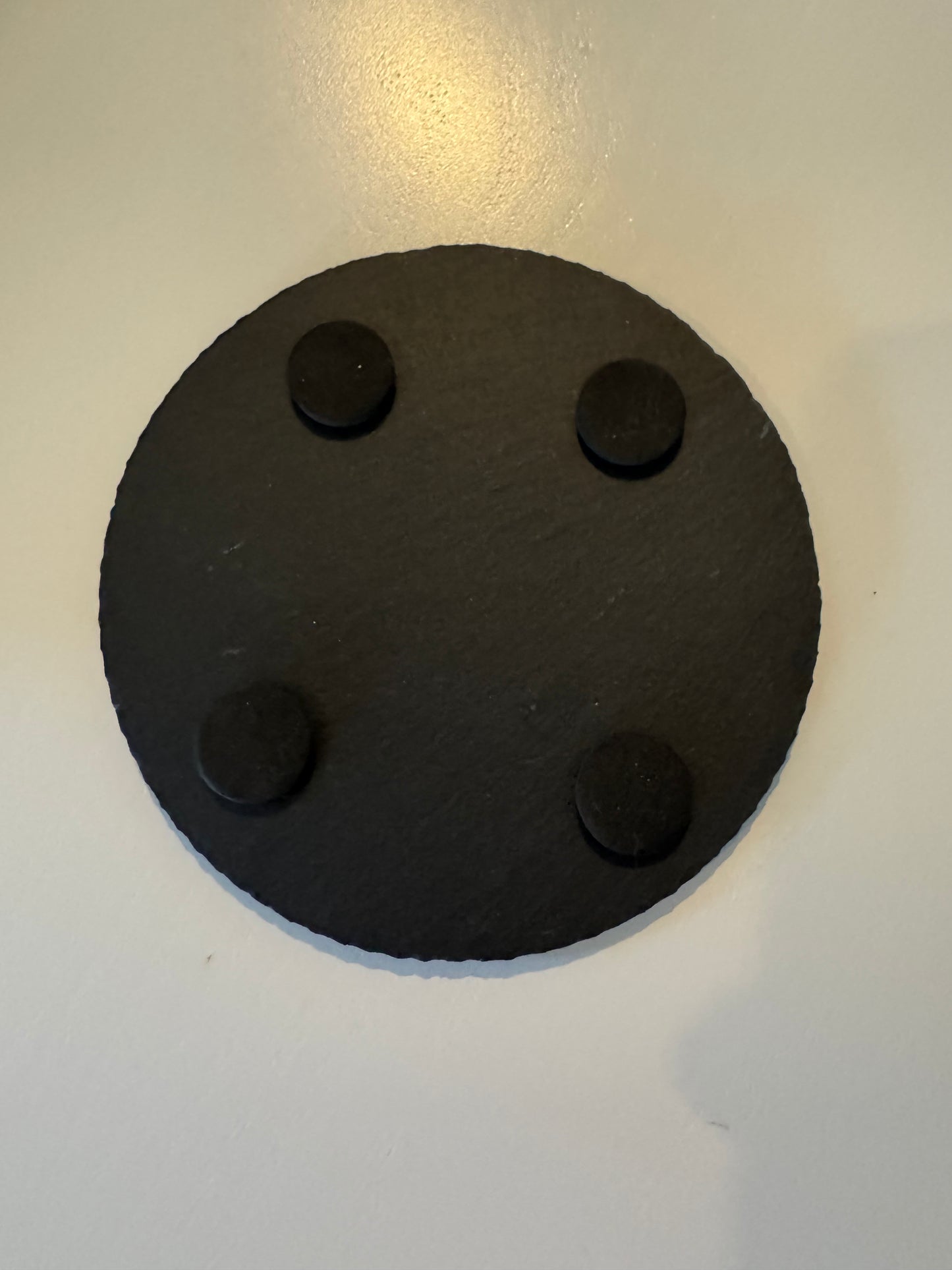 Rainier Snow Slate Coaster (Round)