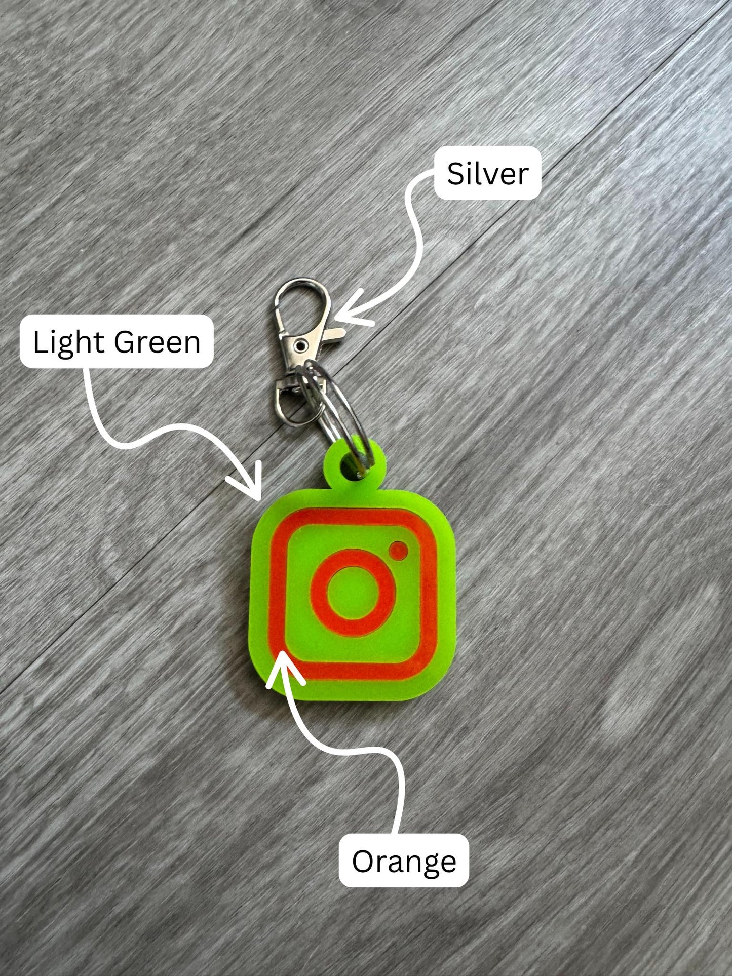 Customizable Instagram Keychain - FREE SHIPPING