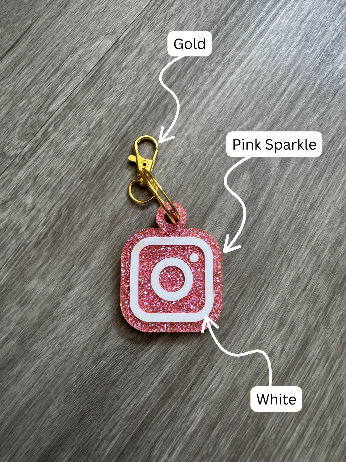 Customizable Instagram Keychain - FREE SHIPPING