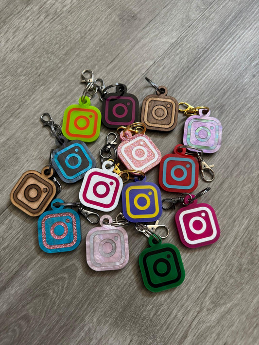 Customizable Instagram Keychain - FREE SHIPPING