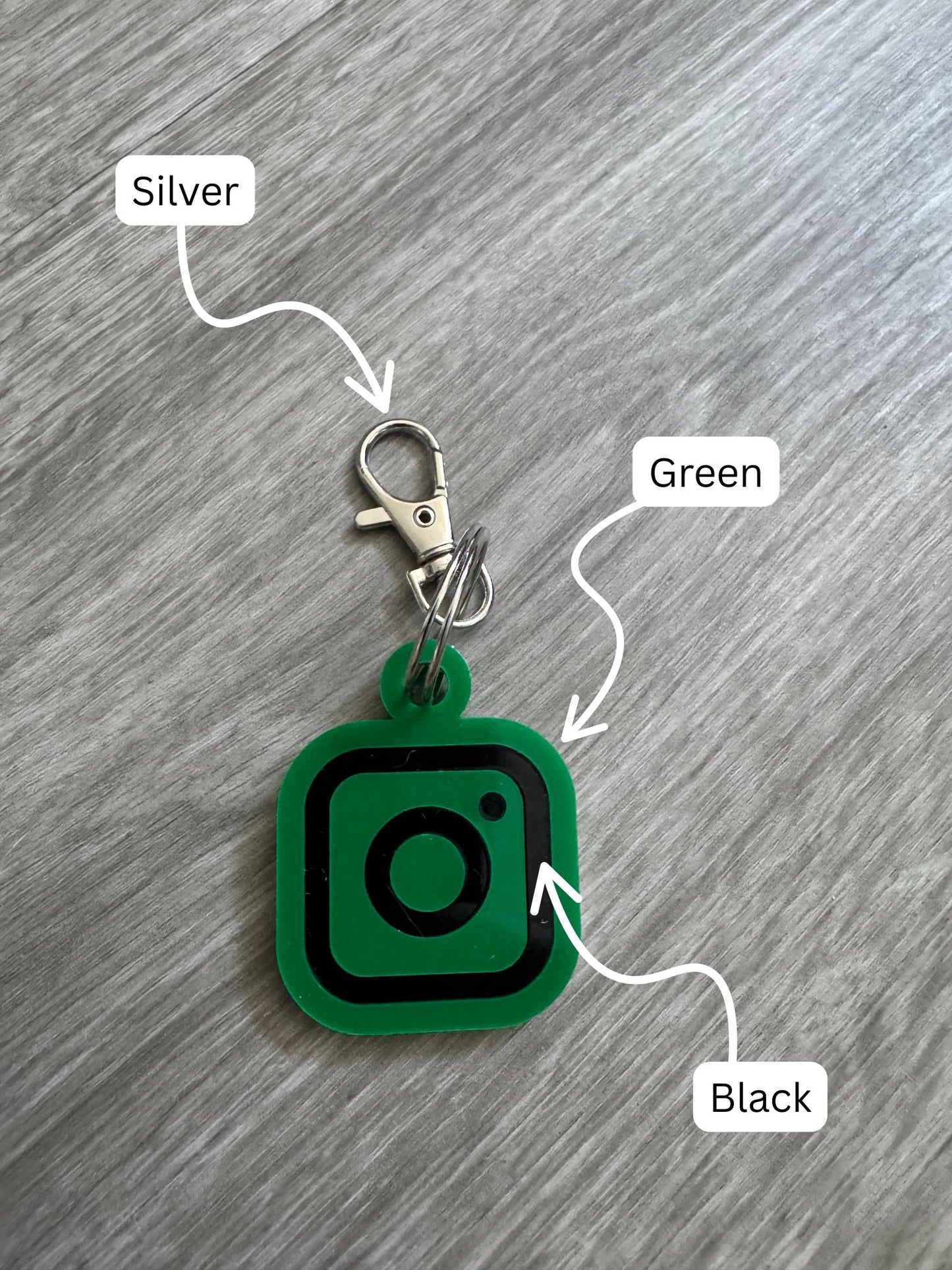Customizable Instagram Keychain - FREE SHIPPING