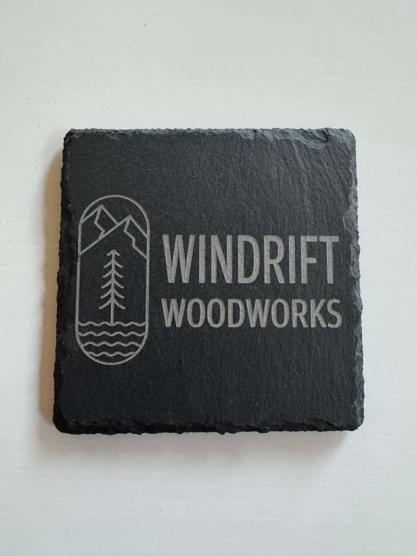 Windrift Woodworks Slate Coaster