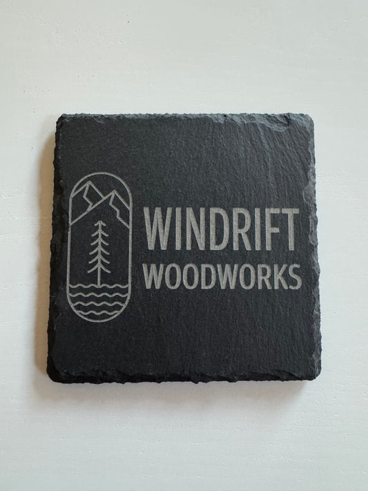 Windrift Woodworks Slate Coaster