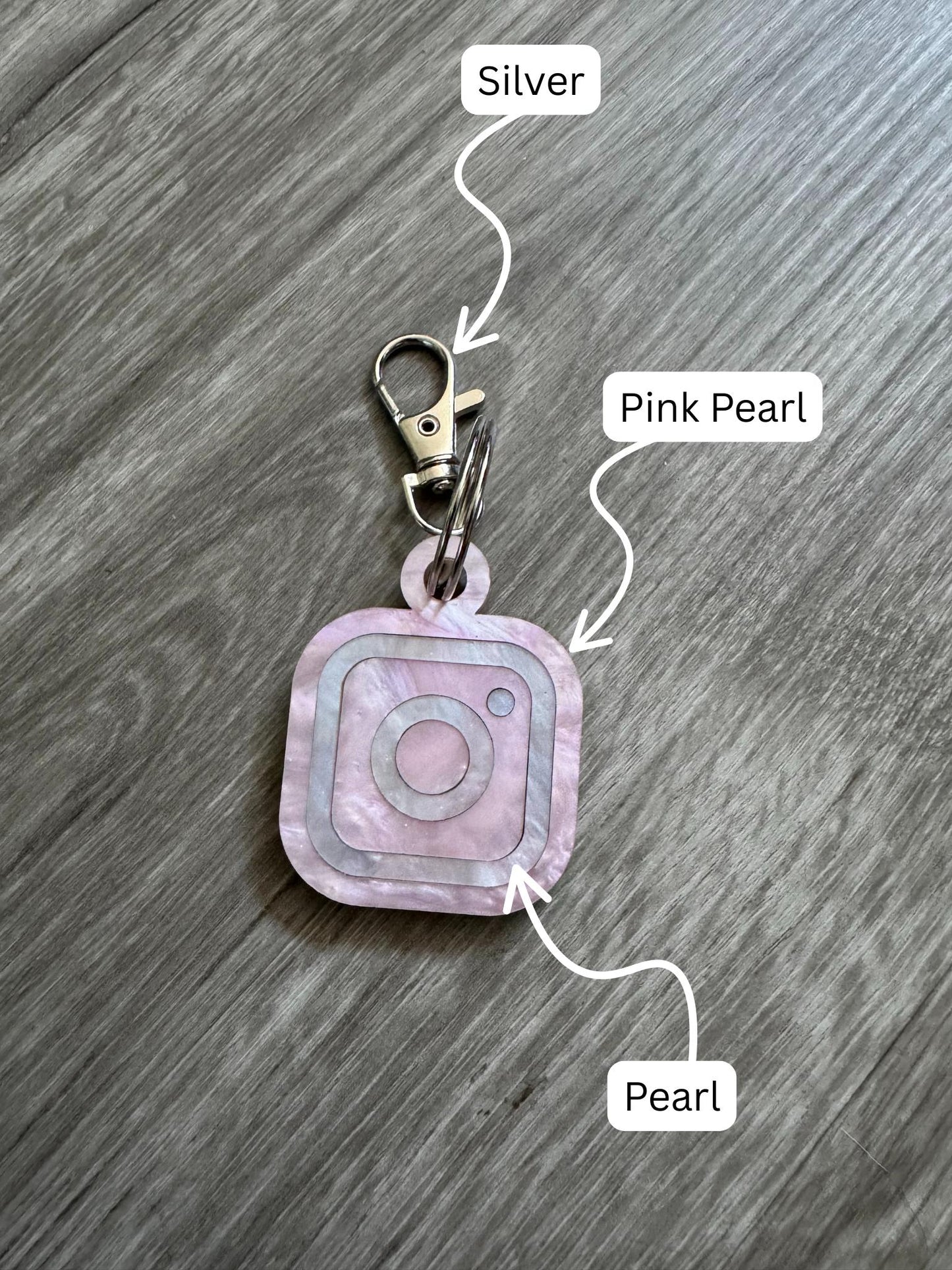Customizable Instagram Keychain - FREE SHIPPING